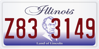 IL license plate Z833149