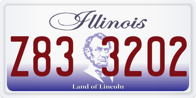 IL license plate Z833202