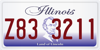 IL license plate Z833211
