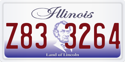 IL license plate Z833264