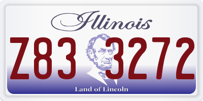 IL license plate Z833272