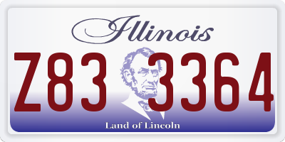 IL license plate Z833364