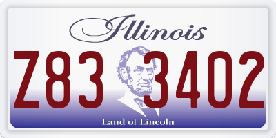 IL license plate Z833402