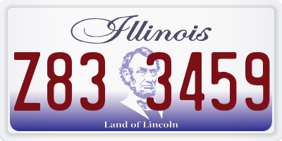 IL license plate Z833459