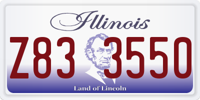 IL license plate Z833550