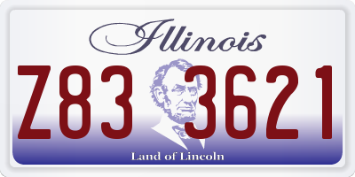 IL license plate Z833621