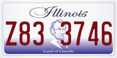 IL license plate Z833746