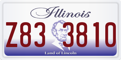IL license plate Z833810