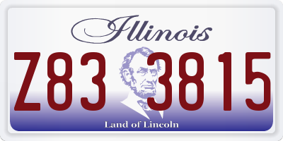 IL license plate Z833815