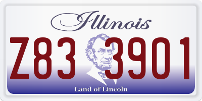 IL license plate Z833901