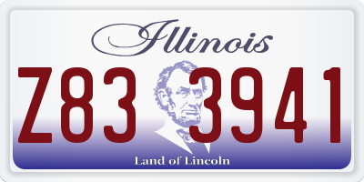 IL license plate Z833941