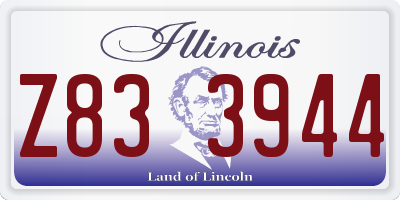 IL license plate Z833944