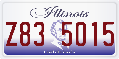 IL license plate Z835015