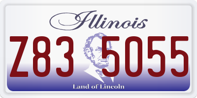 IL license plate Z835055