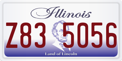 IL license plate Z835056