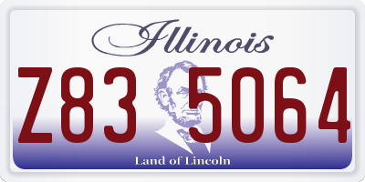IL license plate Z835064