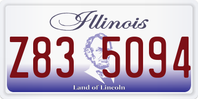IL license plate Z835094