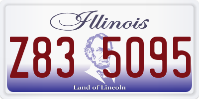 IL license plate Z835095