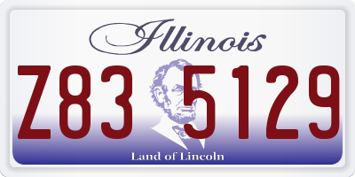 IL license plate Z835129