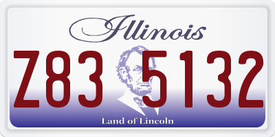 IL license plate Z835132
