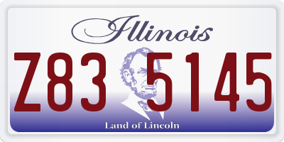 IL license plate Z835145