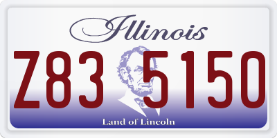 IL license plate Z835150