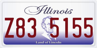 IL license plate Z835155