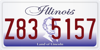 IL license plate Z835157