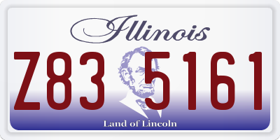 IL license plate Z835161