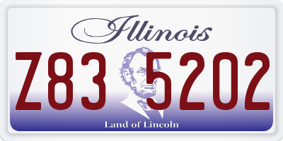 IL license plate Z835202