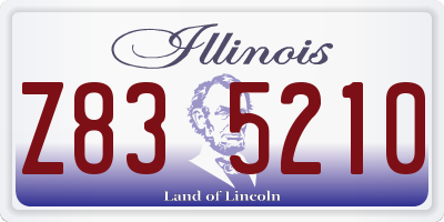 IL license plate Z835210