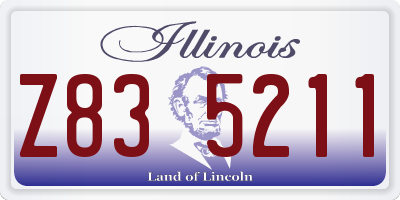 IL license plate Z835211