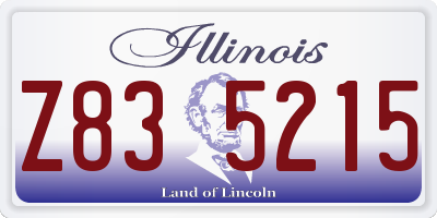 IL license plate Z835215