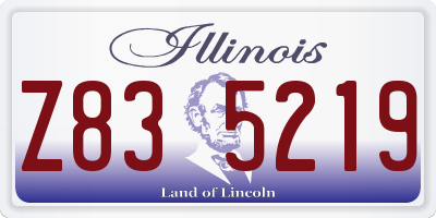 IL license plate Z835219