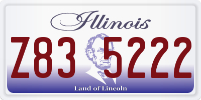 IL license plate Z835222