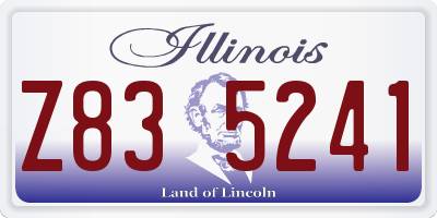 IL license plate Z835241