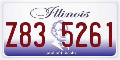 IL license plate Z835261