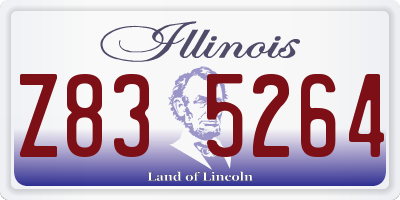 IL license plate Z835264