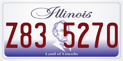 IL license plate Z835270