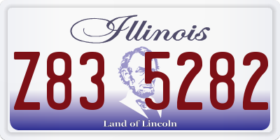 IL license plate Z835282