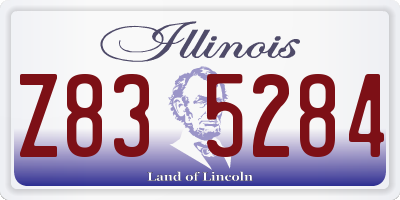 IL license plate Z835284