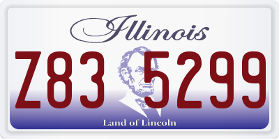 IL license plate Z835299