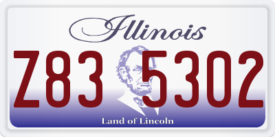 IL license plate Z835302