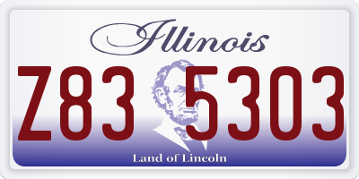 IL license plate Z835303