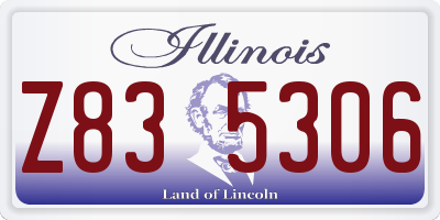 IL license plate Z835306