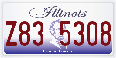IL license plate Z835308