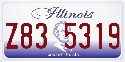 IL license plate Z835319