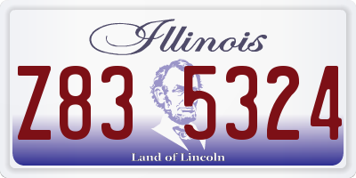 IL license plate Z835324