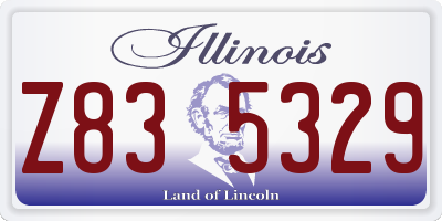 IL license plate Z835329