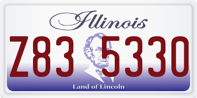 IL license plate Z835330